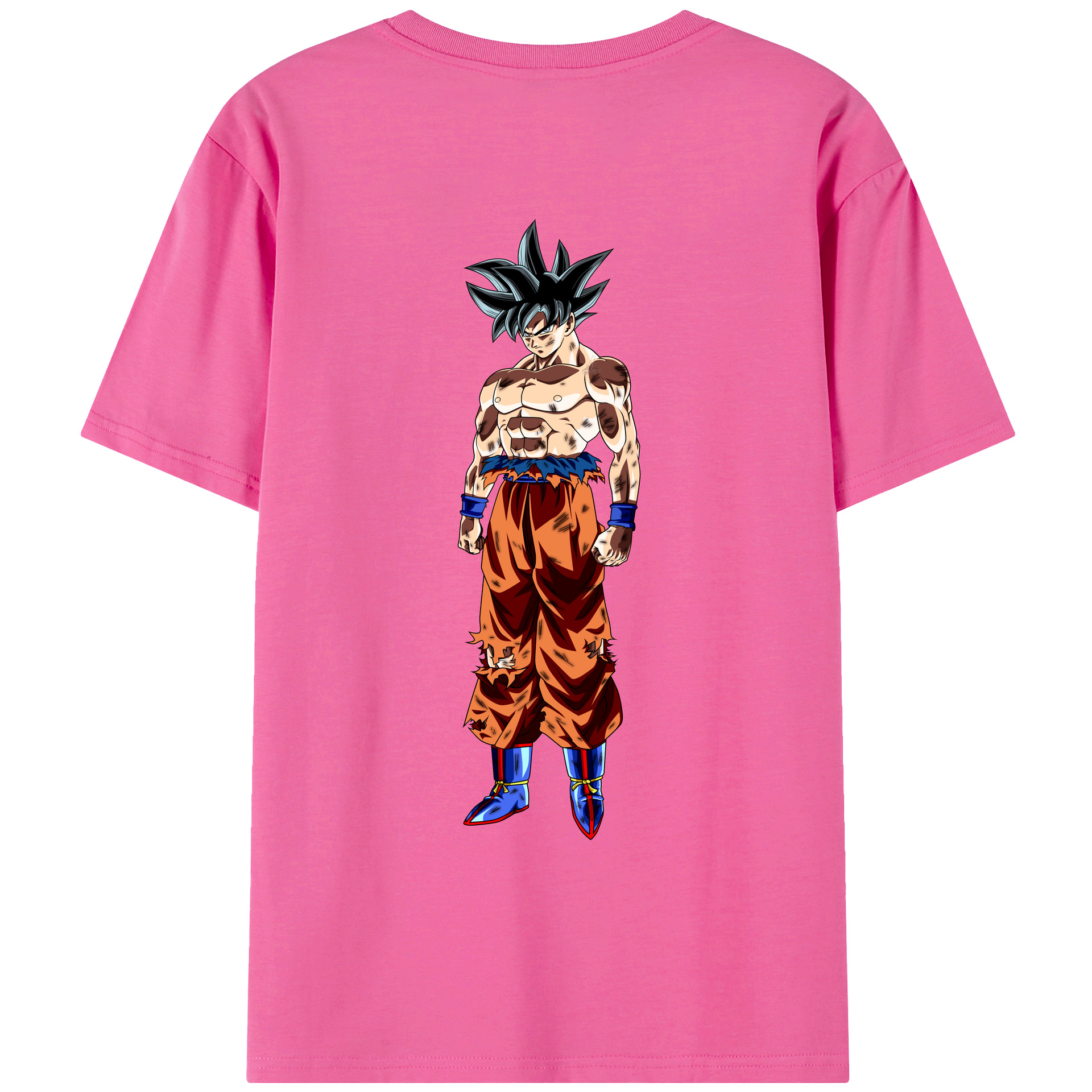 （画像用） ドラゴンボール 孫悟空（そん ごくう）Son Goku カカロット DRAGON BALL Kakarotto レディース半袖Tシャツ(バックプリント)